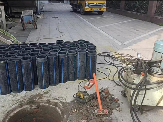 宁陵PE置换管厂家 DN315置换管 非开挖管短管置换